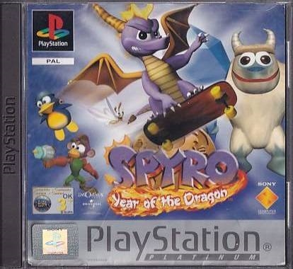 Spyro Year of the Dragon - Platinum - PS1 (B Grade) (Genbrug)